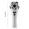 thumbnail image 2 of Ventilador portátil con forma de balón de fútbol: mini ventilador portátil recargable por USB, potente flujo de aire de 9 m/s, 5 velocidades, ligero, fabricado en ABS, ideal para partidos, event, 2 of 6
