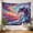 C, variant on XaaKee Wall Tapestry, Thick Paint Seascapes Water, High-Quality Polyester Large Tapestry, 60x40Inch