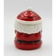 thumbnail image 4 of Ceramic Santa Cookie Jar with Gingerbread Man 5in Holiday Gift, 4 of 5