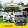 thumbnail image 4 of Base de paraguas para exteriores iPower, soporte redondo resistente de 18,11 kg, 4 of 4