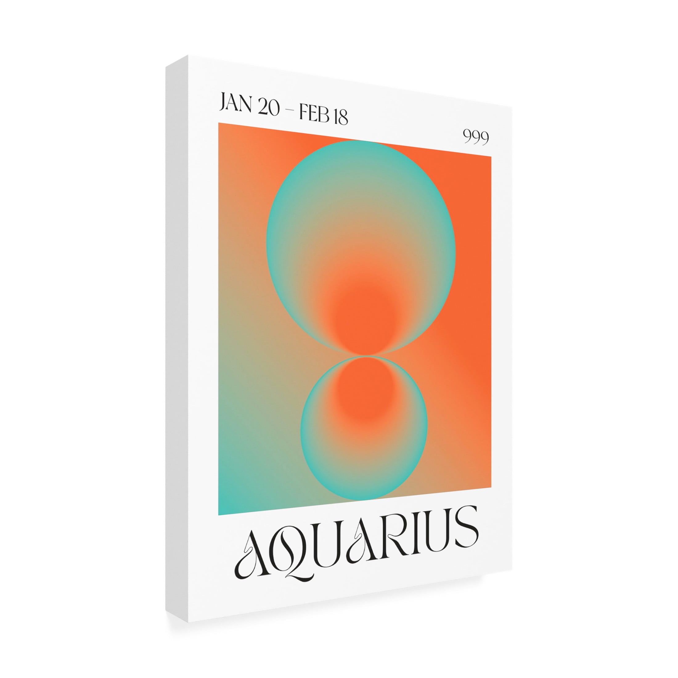 Trademark Fine Art Valeria Castillo Aquarius Canvas Wall Art