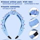 thumbnail image 3 of 2 diademas para mujer, diadema con nudos de perlas para niñas, diadema con gemas adornadas con joyas de colores y perlas de imitación, 3 of 5
