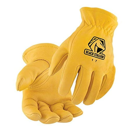 

Black Stallion 17 Medium Grain Elkskin Driving Gloves