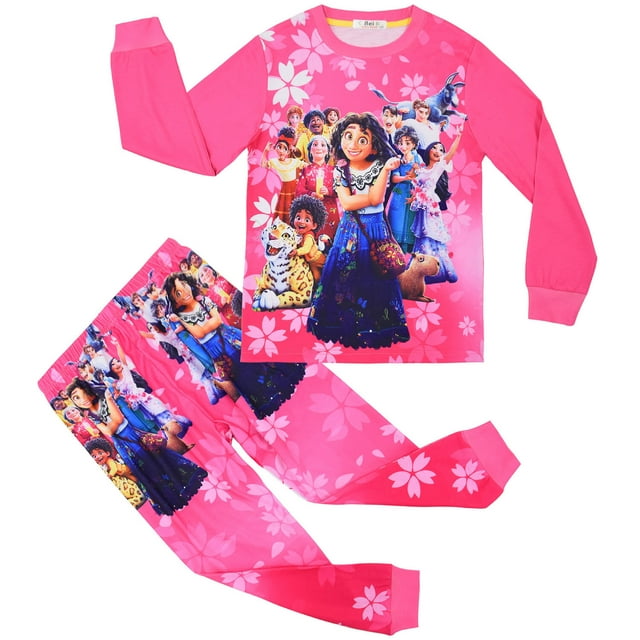 eKids Pyjama pour Filles, Pyjamas pour Enfants et Tout-Petits, Ensemble de Pyjamas 2 Pcs, Vêtements de Nuit