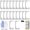 20 PCS, variant on Electrical Outlet Spacer Plates, Metal Wall Plate Leveling Spacers Device Leveling Plates for Recessed Outlets and Switches, Metal Support Spacers for Wall Plate Installation and Repair