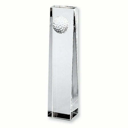 Large Optic Glass Golf Ball Obelisk Inspirational Trophy Award Gifts For Women For (Best Women's Golf Gifts)