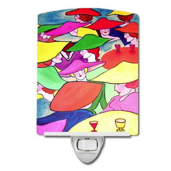 Women in Hats Ceramic Night Light
