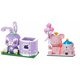 thumbnail image 1 of Juguete de bloques de construcción con soporte para bolígrafo Micro kit de construcción para niños (conejo morado), 1 of 3