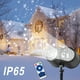 Jusqu'à 65% de Réduction Projecteur de Flocon de Neige de Noël Lumière Extérieure, LED Montrer la Lumière de Décoration Imperméable à l'Eau Éclairage de Noël Fête de Vacances Jardin Ya – image 5 sur 9