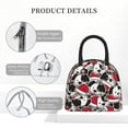 thumbnail image 4 of Fotbe Cute Dog Pattern Lunch Bag, Insulated Lunch Box, Small Leakproof Cooler Food Lunch Containers Reusable High Capacity Lunch Tote Bags for Work, Travel, Outdoor, 4 of 6