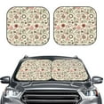 thumbnail image 2 of Xecao Squirrel In The Forest for Foldable Car Sun Shades (2-Pack) offer sun protection with an easy-fold design for convenient windshield shading., 2 of 7