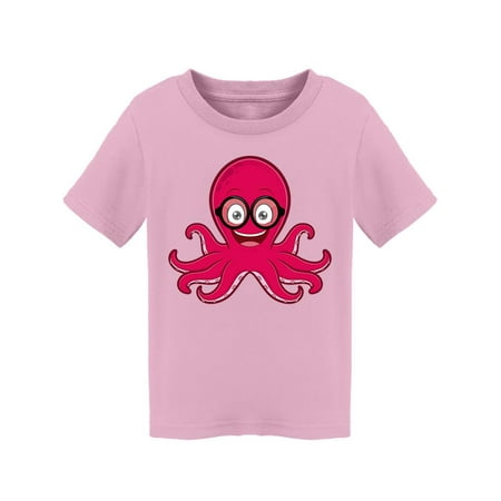 

Octopus Wearing Glasses Design T-Shirt Toddler -Image by Shutterstock 3 Toddler