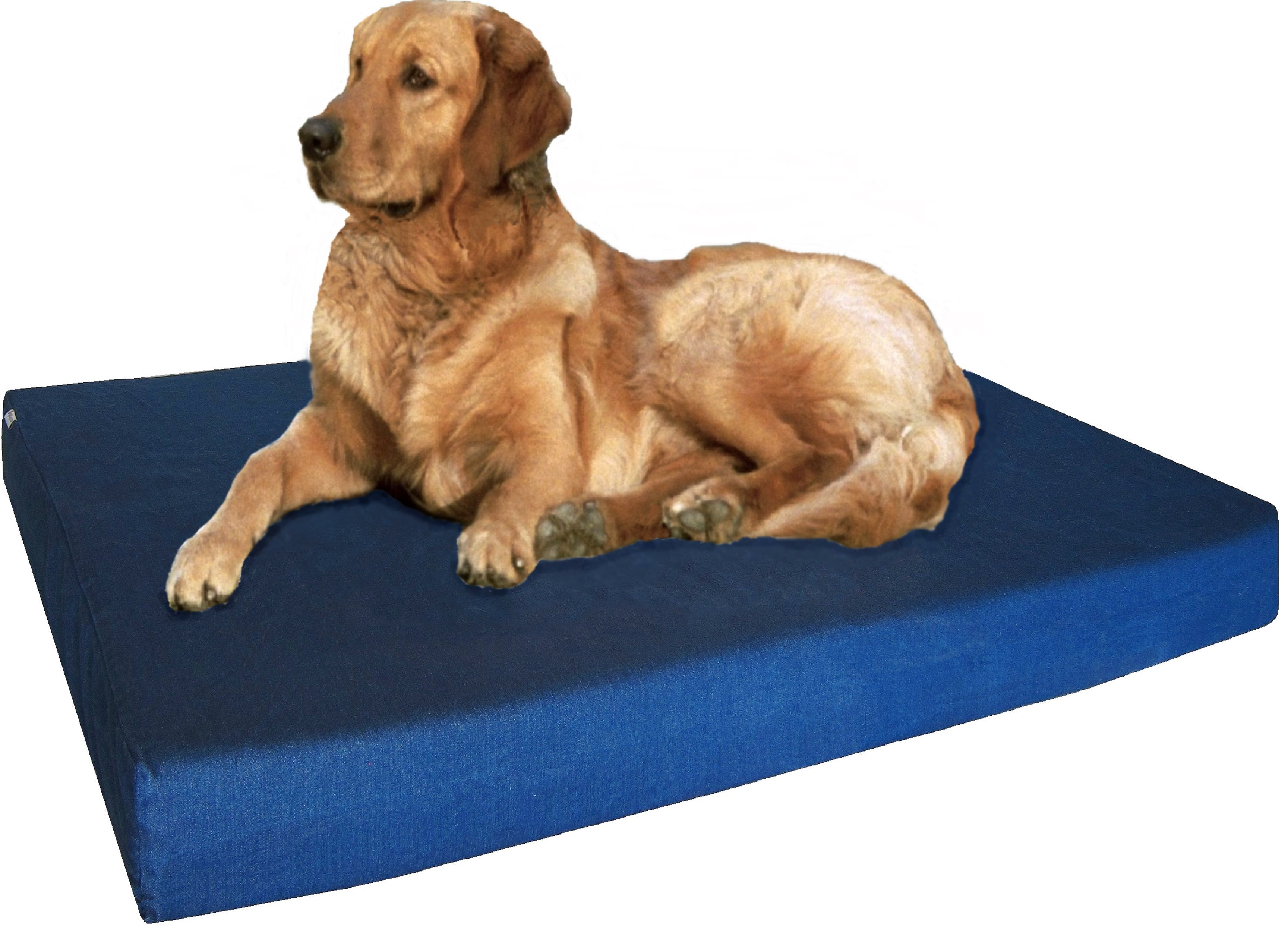 Dogbed4less DIY Durable Blue Denim Pet Bed External Duvet Cover and Waterproof Internal Case for Small Replacement Covers only Medium to Extra Large Dog Bed 