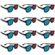 thumbnail image 1 of unbranded 20Ud Gafas Para Video 3D Con Marco Negro Y Lentes En Plástico, 1 of 7