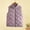 Purple, variant on LSLJS Puffer Vest for Women Winter Fleece Plus Size Stand up Collar Vest Jackets Warm Casual Solid Color Outwear Coats with Pockets, 3XL-5XL