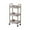 Gray, variant on HCBY 3 Tier Storage Cart with Armrests Green Plastic Organizer on Wheels for Bathroom Living Room Books