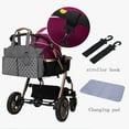 thumbnail image 7 of MOMIGO Diaper Bag Tote in Baby Breast Pump Bag Large Capacity Handbag with Adjustable Shoulder Strap(Gray), 7 of 7