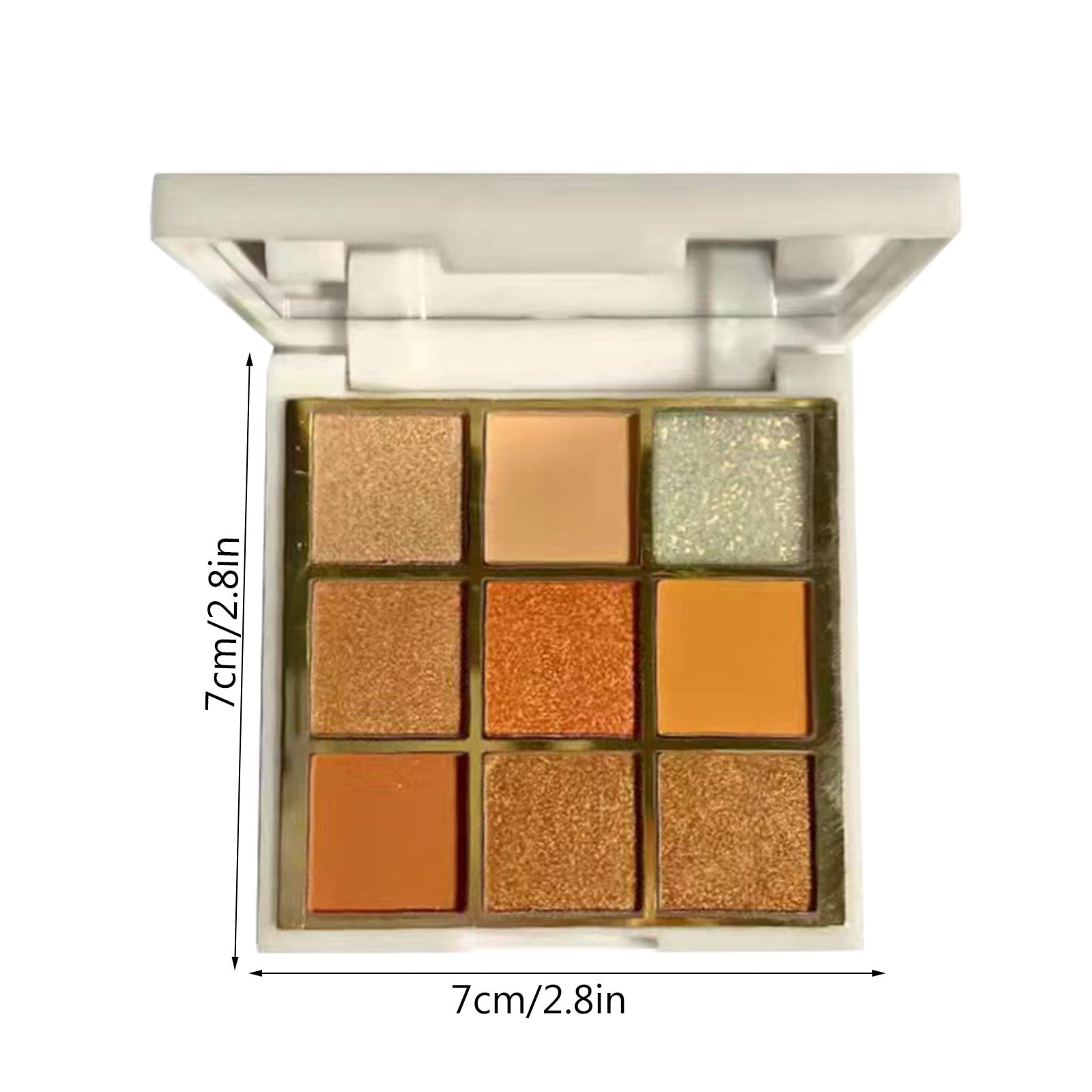 Korean Glitter Liner Makeup for Preteen Garb2art Cosmetics Sparkling Earth Neutral Eye Shadow Hand Pallet Makeup Make up Pallet Cute Makeup Glow in The Dark Neon Make up Shadow 370 Wet