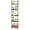 Rustic Brown, variant on Ladder Shelf, 5-Tier Wood Wall Mounted Bookshelf with Metal Frame, Vintage Open Display Organizer Rack, Leaning Storage Shelves for Living Room, Bedroom, Home Office, Black