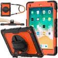thumbnail image 1 of Funda protectora SEYMAC stock para iPad de 6ª y 5ª generación de 9,7 pulgadas, naranja, 1 of 7