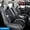 Black&Gray, variant on Car Seat Cover for Nissan Murano 5 Seats, Deluxe PU Leather Auto Cushion Protector Front Rear Full Set for Altima Leaf Maxima Rogue Beige