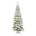 thumbnail image 2 of Vickerman 8.5' x 40" Flocked Pacific Pencil Artificial Christmas Tree, Unlit, 2 of 5