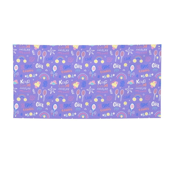 Picia Tennis 1 Pattern Party Banner, Festive Decoration, Holiday Banner, Celebration Decor, Event Banner, Reusable Party Banner-Small