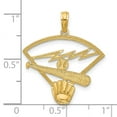 thumbnail image 4 of 14K Baseball Diamond with Glove/Bat/Ball Pendant D4289, 4 of 4