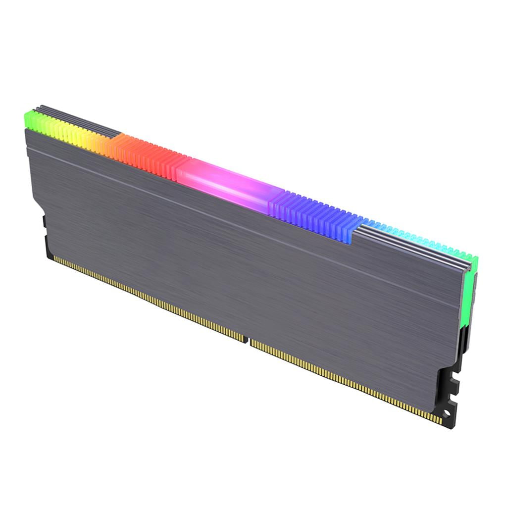 5V 3Pin ARGB RAM Heatsink Fast Heat Dissipation Computer Aluminum RAM Heat Spreader Cooler