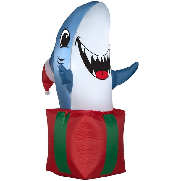shark inflatable pool float