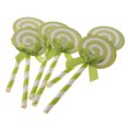 thumbnail image 4 of 24 Pieces Cupcake Topper Candy Shape Chopsticks For Kids Birthday Cake Bakery ation Green, 4 of 7