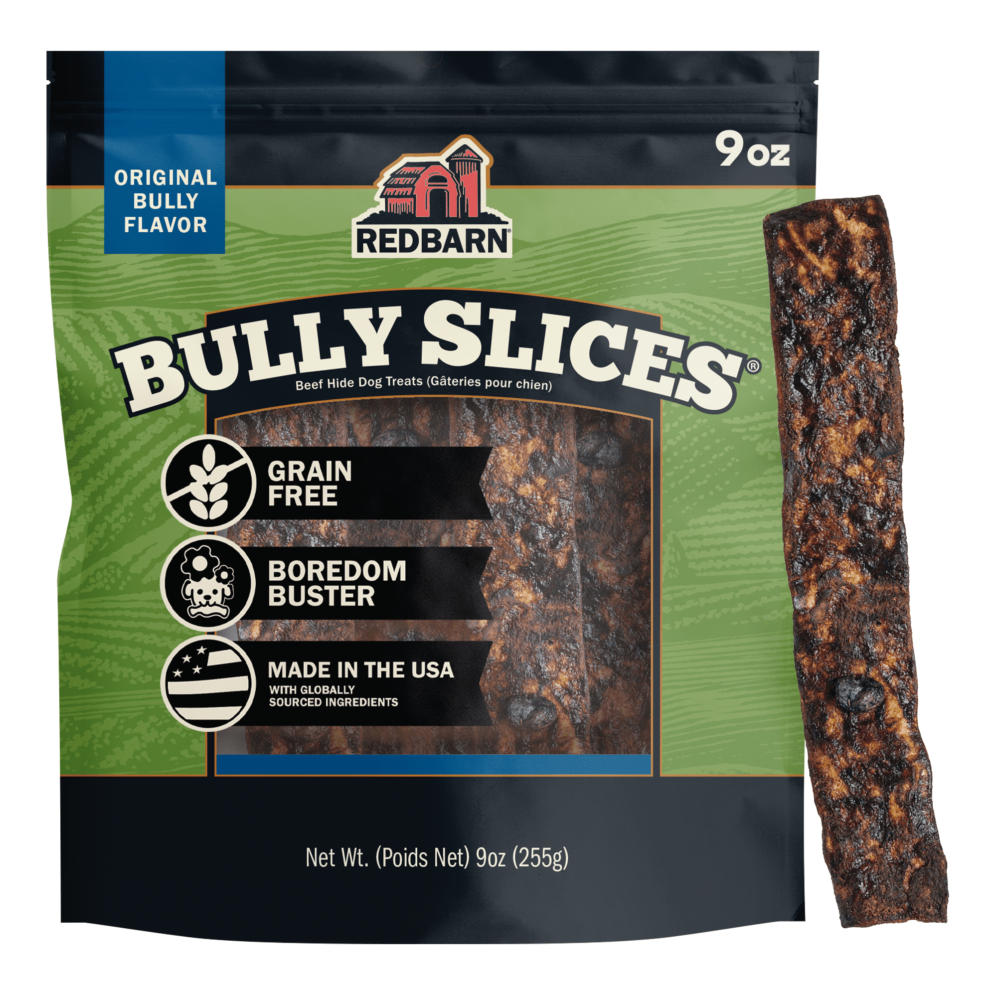 Redbarn Bully Slices Original Bully Flavor Dog Treats, 9-oz bag