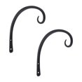 thumbnail image 1 of ACHLA Designs TSH-11-2 9 Pouces Support Abaissé&44; Noir - Pack de 2, 1 of 4