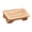Light baked color, variant on LAIQIEN Solid Wood Step Stool Natural Aesthetic For Home Use Multipurpose Footrest Compact Furniture Living Room Essential