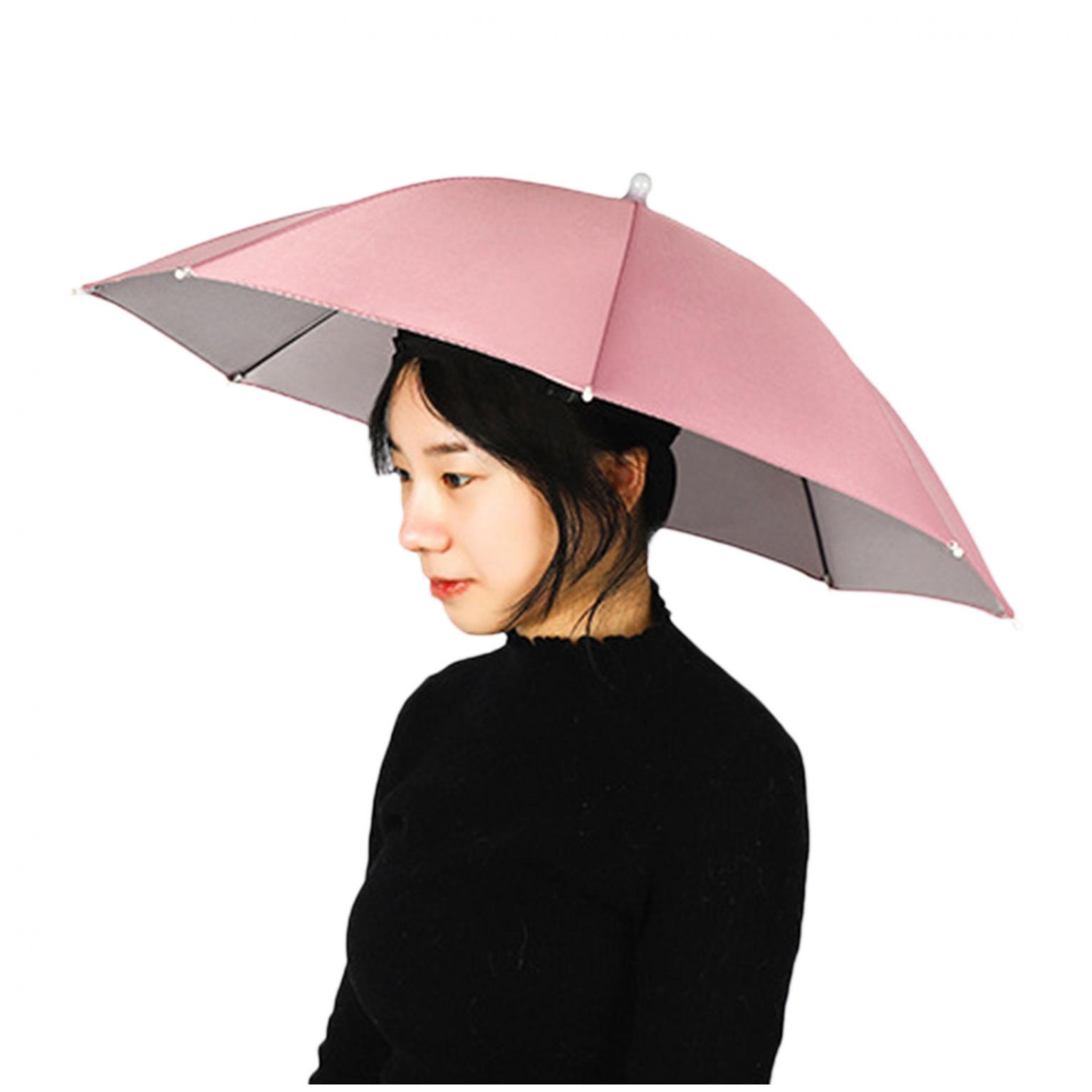 "Umbrella Hat, Bocampty 25.6inch Fishing Umbrella Hat Hands Free