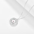 thumbnail image 3 of TANGPOET Compass Necklace 925 Sterling Sliver Birthstone Pendant Go in the direction of your dream Compass Jewellery, 3 of 5