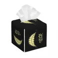 thumbnail image 3 of Custom Horror Movie Beetlejuices Tissue Box Cover PU Leather Square Tim Burton Style Facial Tissue Box Holder for Bathroom, 3 of 5