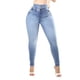 thumbnail image 1 of Jeans Mujer Super Skinny Tiro Alto Stretch Azul Medio, 1 of 7
