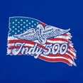 thumbnail image 2 of Icon Sports Officially Licensed Indianapolis 500 Cotton T-Shirt – Unisex Adult - IMS777CT Blue M, 2 of 7