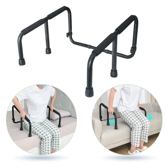 Couch Rails for Seniors, Standing Assist Device, Chair Lift Aid, Portable Mobility Support Bar, Seat Lifter for Easy Stand-Up, Adjustable Couch Grab Bar