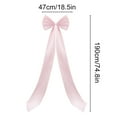 thumbnail image 6 of Dserfhy Large Satin Bow for Backdrop 75" x 18" Giant Bow Ribbon Tie for Wedding Engagement Bachelorette Bridal Shower Christmas Room Wall Door Decor, 6 of 8