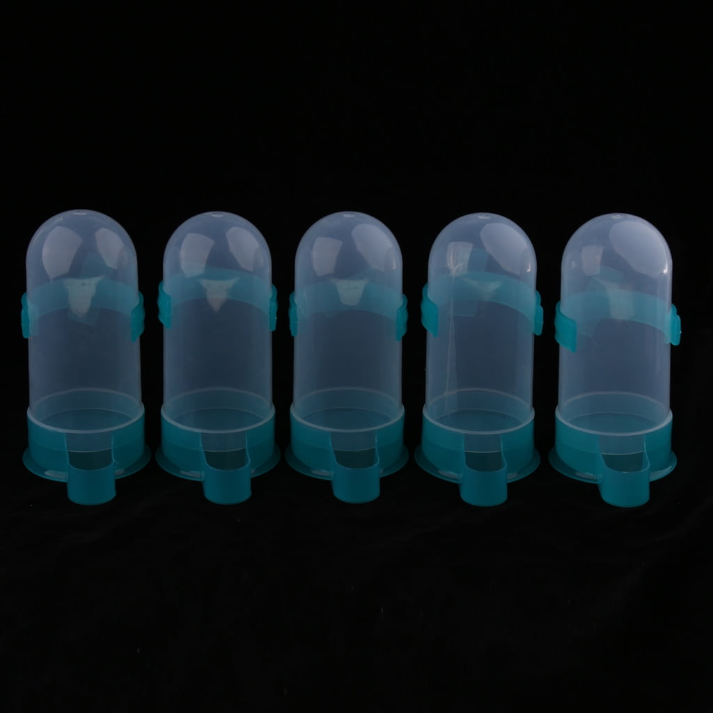 5x Bird Cage Water Bottle, Food Feeder Automatic Feeding Dispenser Bird