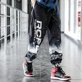 thumbnail image 4 of Pantalones deportivos para hombre, pantalones deportivos tipo harén para hombre, pantalones de entrenamiento, estilo coreano Y2k, moda elegante 2025, nuevos pantalones de chándal, 4 of 5