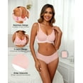 thumbnail image 5 of MINTREUS Women's Seamless Bras No Underwire Scalloped Push Up Bras Soft Wireless Comfort Bralettes Full Coverage, 5 of 8