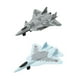 thumbnail image 3 of Modelo de caza de aleación, decoración de escritorio, juguete de avión para estantería, mesa, oficina. 2 piezas, 3 of 9
