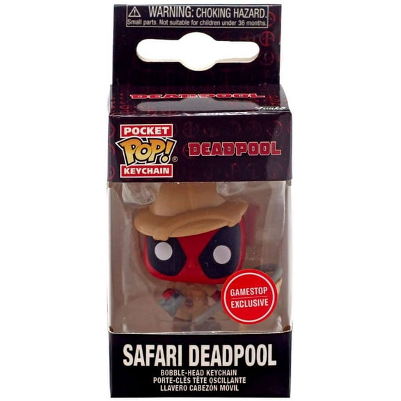 Funko Marvel Pocket POP! Safari Deadpool Keychain