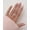 09.Almond Pinkish Chrome, variant on Chrome Press  Nails,Glossy Short Squoval  Nails,  Chrome Pinkish Press  Nails,  Stick   Nails with Glue | 16 Sizes - 32  Kit(03-Squoval Champagne)