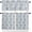 Sky Blue Light Blue, variant on Christmas Coastal Kitchen Curtains and Valances Set, Rod Pocket Curtains Tier Farmhouse Window Curtains 36 Inch Length, Nautical Snowman Shell Conch Starfish 3 Piece Kitchen Curtains Set