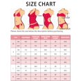 thumbnail image 5 of INSPIRE CHIC Conjuntos de Bikini Halter de Teñido Anudado para Mujeres, 3 Piezas, Traje de Baño con Falda Cubierta de Fondo Triangular, Pequeño Azul, 5 of 5