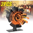 thumbnail image 2 of Fireplace Thermodynamic Fireplace Fan Silent Six Blade Warmth Fan Home Winter Warmth Distribution ,Ultra-Quiet Motor Operating, 2 of 6